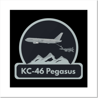 KC-46 Airplane Refueling F-15 Posters and Art